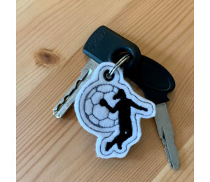 Stickdatei - ITH Anhänger Handball Frau